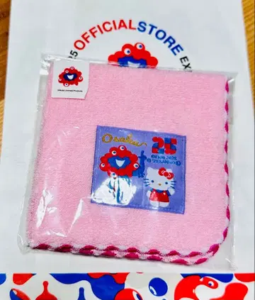오사카 간사이 박람회 먀쿠먀쿠 & 산리오 콜라보 키티 핸드 타월