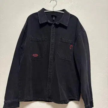 H&M(에이치앤엠) 남성용 블랙 데님 자켓