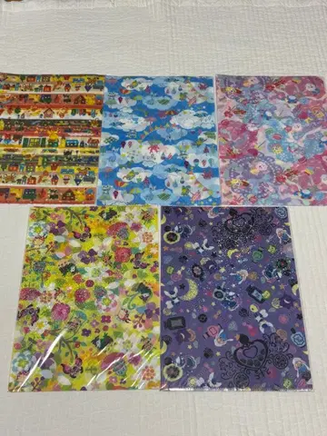 포켓몬 센터 A4 클리어 파일 타입 셀렉션 2013년 5세트