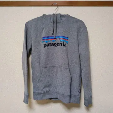 patagonia 그레이 후드 부착 후드티 M