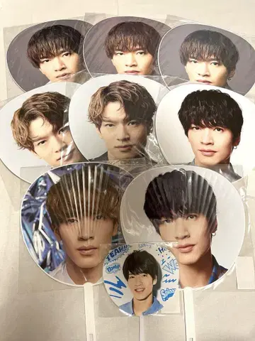 SnowMan 후카사와 타츠야 부채 9개 세트