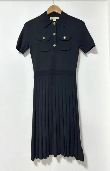 새상품 마이클코어스 원피스 폴로 드레스 블랙