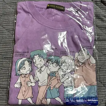 명탐정 코난 24시간 TV 차리티 T셔츠 LL 보라색