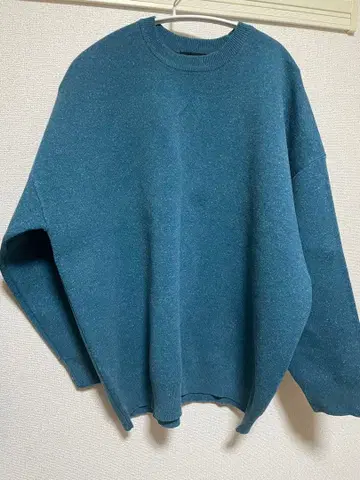 12G W 자카드 볼륨 슬리브 풀오버