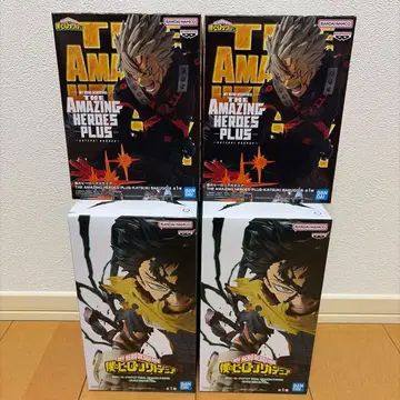 나의 히어로 아카데미아 피규어 4개 세트 미도리야 이즈쿠 바쿠고 카츠키