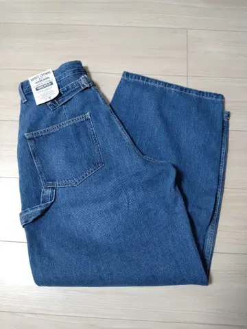 로데오 크라운 와이드 보울 배기 페인터 팬츠