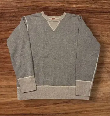 디럭스웨어 앞 V 크루넥 맨투맨 무지 L