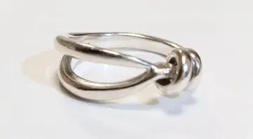 실버 트위스트 반지