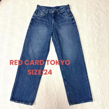 RED CARD TOKYO (Bird) 사이즈 24 와이드 스트레이트
