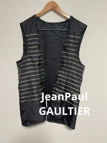 JeanPaul GAULTIER 보더 베스트 얇은 소재