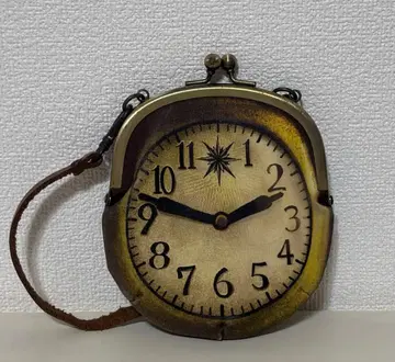 금성등 백화점 회중시계 디자인 가마구치 파우치 대