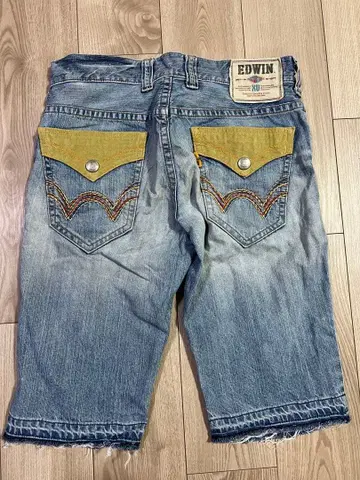 EDWIN 데님 하프 팬츠