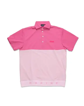 [ 정가 22,000엔 ] muta 피케 셔츠 핑크