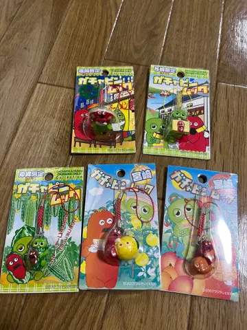 미개봉 가챠핑 고장 스트랩 5개 세트