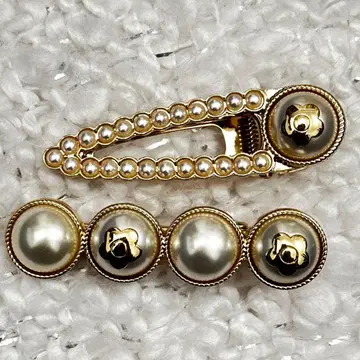 MARY QUANT 오너먼트 펄 와니 클립