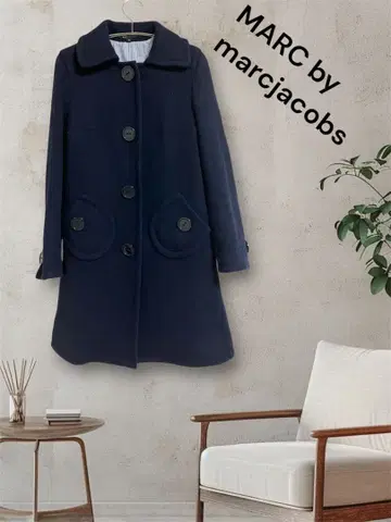 MARC by marcjacobs 네이비 롱 코트