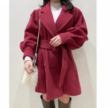 [ 새상품 ] SNIDEL 슬리브 볼륨 숏코트