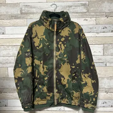 ADDICT 카모 패턴 밀리터리 자켓 S 사이즈