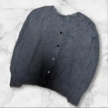 새상품급 BARNYARDSTORM 샤기 가디건 그레이 프리 사이즈