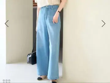 ROPE PICNIC 허리 혁명 데님 허리 쉐이프 데님 와이드 팬츠 36