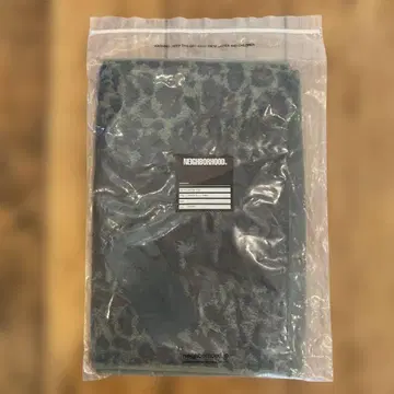 새상품 네이버후드 레오파드 페이스 타월