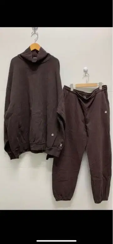 SSZ x AH x LOS ANGELES APPAREL BROWN 셋업