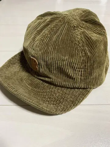 코듀로이 캡 리메이크 구제 의류 브라운 타비