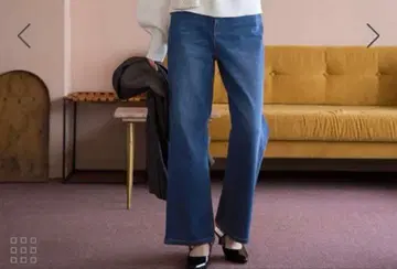 ROPE PICNIC 허리 혁명 데님 허리 쉐이프 플레어 데님 팬츠 36