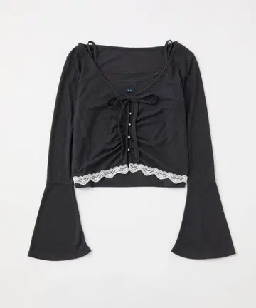 새상품 mline 로고 포인트 가디건 세트