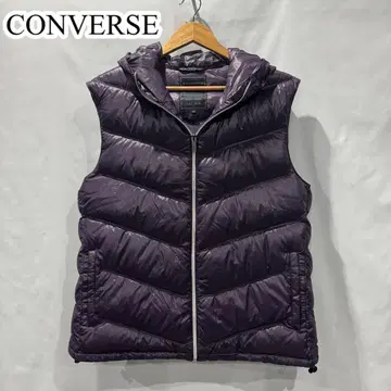 새상품급 CONVERSE 컨버스 다운 베스트 LL 퍼플 컴팩트