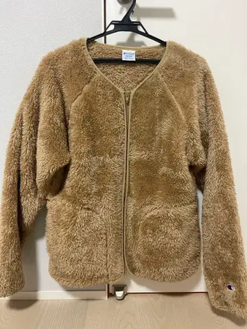 Champion 플리스 자켓 MEDIUM 베이지