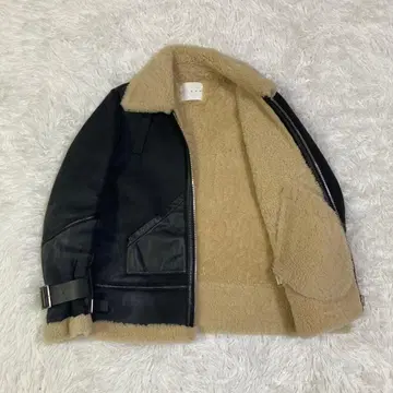 CINOH 치노 STUDIOUS 별주 램 가죽 무스탕 코트 36