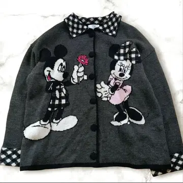 [ 새상품급 ] 디즈니 마우지 미키 미니 가디건 울