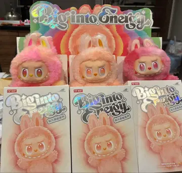 정품 Big into Energy 라브브 레드 빨간색 봉제 인형