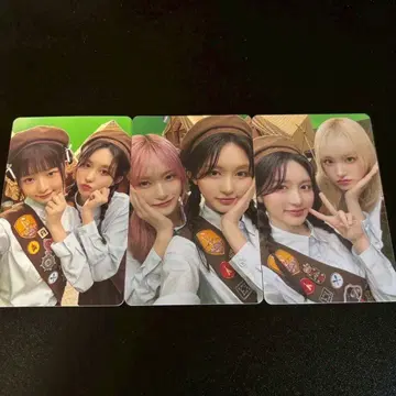 IVE 가을 SCOUT 서울콘 3장 케미 유닛 랜트 트레이딩 카드