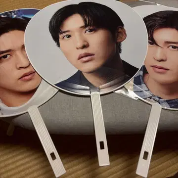 메구로 렌 점보 부채 3개 세트