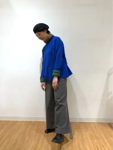 45R 클레릭 터틀넥 니트 울 캐시미어 와이드 실루엣