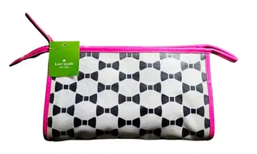 [ 미사용 ] kate spade 리본 무늬 파우치 중형