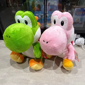 마리오 요시 핑크 봉제 인형