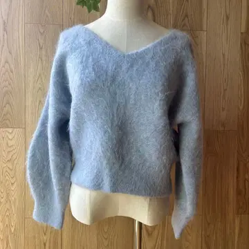 스나이델 알파카 플러피 모헤어 니트 F