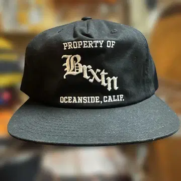 Brixton 블랙 캡 O/S