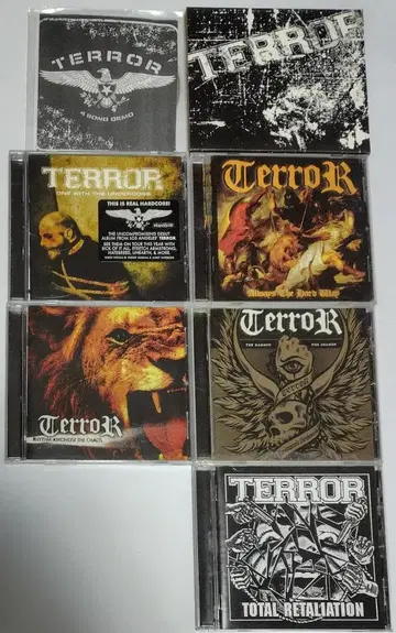 Terror CD 7매 세트 하드코어 테러
