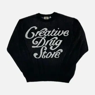 Creative Drug Store 블랙 니트 스웨터