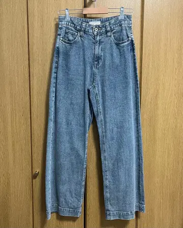 FREES MART 베이직 와이드 데님 팬츠