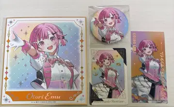 프로세카 5주년 감사제 굿즈 봉에무 색지 캔뱃지 카드 클리어 책갈피