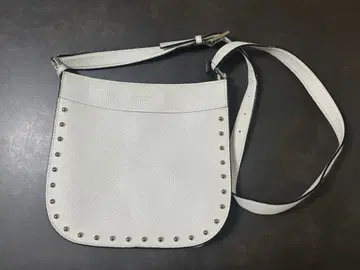 케이트 스페이드 화이트 가죽 숄더백