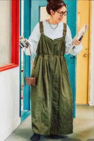 [ niko and - ] MA-1풍 원피스*카키