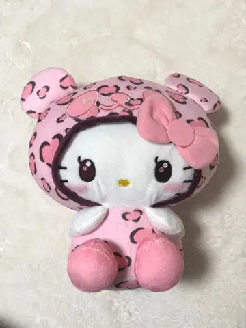 팬더 헬로키티 레이디 레오파드 무늬 BIG 봉제 인형