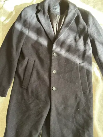 RAGEBLUE 블랙 체스터 코트 M