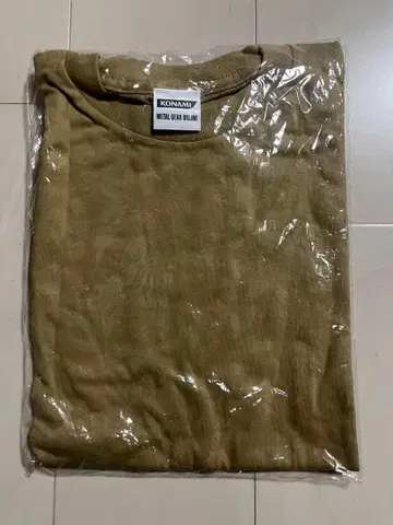 METAL GEAR ONLINE 종이상자 T셔츠 M사이즈 카키